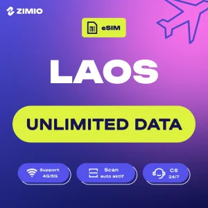 jdbneyayd2ihygohnmcj ZIMIO eSIM Laos Unlimited