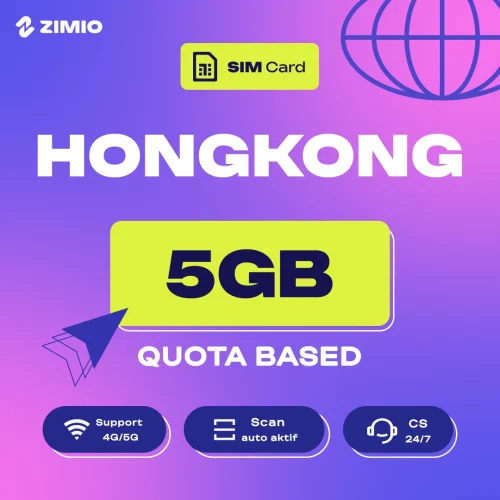 ncxwfmpcxz5pknre13ht ZIMIO SIM Card Hongkong Quota Based