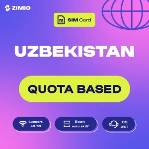qzgfzkmbi0wgrsfnxmox ZIMIO SIM Card Uzbekistan Quota Based