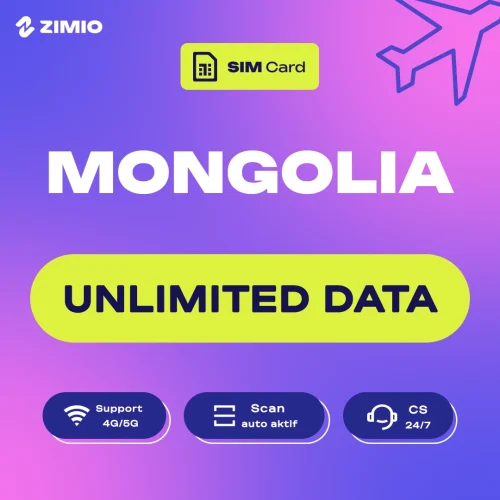 skbmumbhrjqtauzli9gy ZIMIO SIM Card Mongolia Unlimited