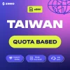 svcd64jevnxookk7a50v ZIMIO eSIM Taiwan Quota Based