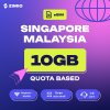 ZIMIO eSIM Singapore & Malaysia Quota Based