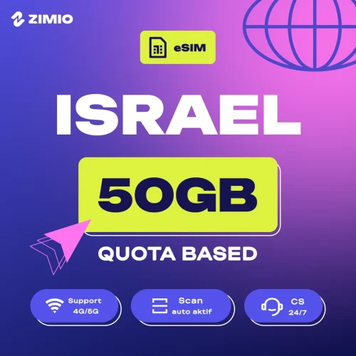 ZIMIO eSIM Israel Quota Based