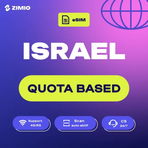 ZIMIO eSIM Israel Quota Based